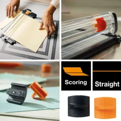 Paperileikkurin varaterät suora/taitos Fiskars