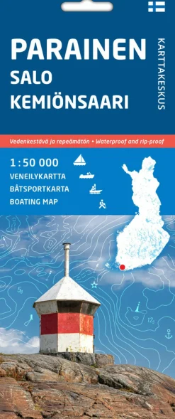 Parainen Salo Kemiönsaari, veneilykartta 1:50 000