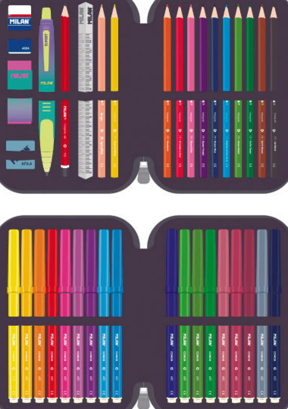 Penaali täytetty Milan Sunset turkoosi