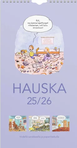 Perhekalenteri Hauska 2025-2026 (lukuvuosikalenteri)