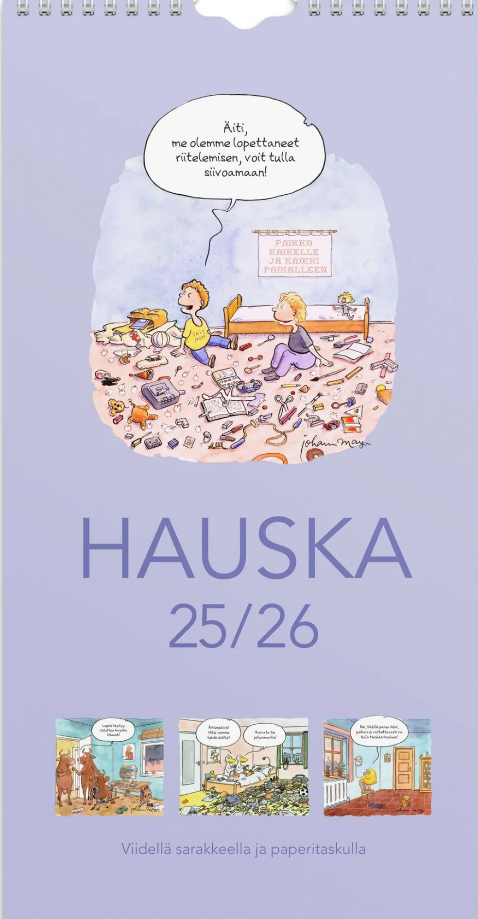 Perhekalenteri Hauska 2025-2026 (lukuvuosikalenteri)