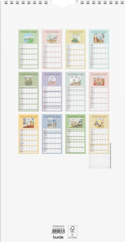 Perhekalenteri Hauska 2025-2026 (lukuvuosikalenteri)