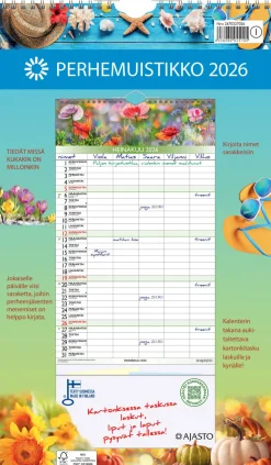 Perhemuistikko 2026