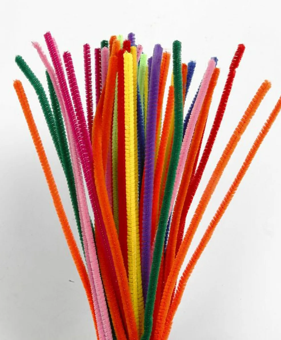 Piippurassi 6 mm, 30 cm/50 kpl, värilajitelma