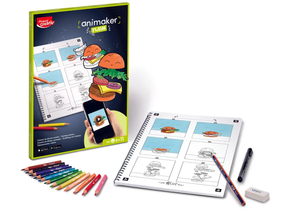 Piirustussetti Animaker Flash Pop