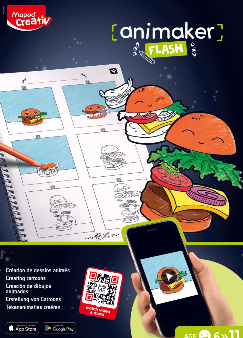 Piirustussetti Animaker Flash Pop