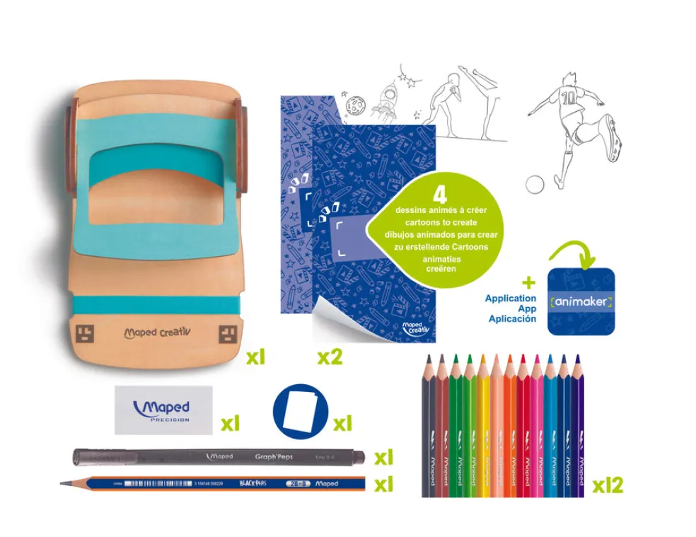 Piirustussetti Animaker Flip Action