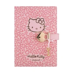 Päiväkirja Hello Kitty pinkki lukolla Victorias Journals