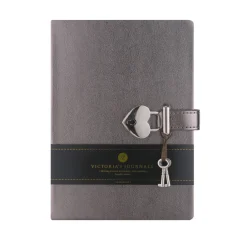 Päiväkirja lukolla musta Victorias Journals