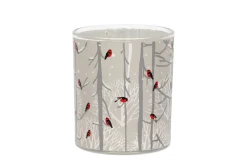 Polar Lasikynttilä punatulkut 7,3x8 cm