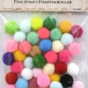 Pompom-pallot 50kpl värilajitelma
