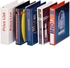 Projektikansio A4/30mm 4-renkainen valkoinen