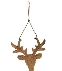 Puinen koriste Poro Amanda B JOY, 23 cm