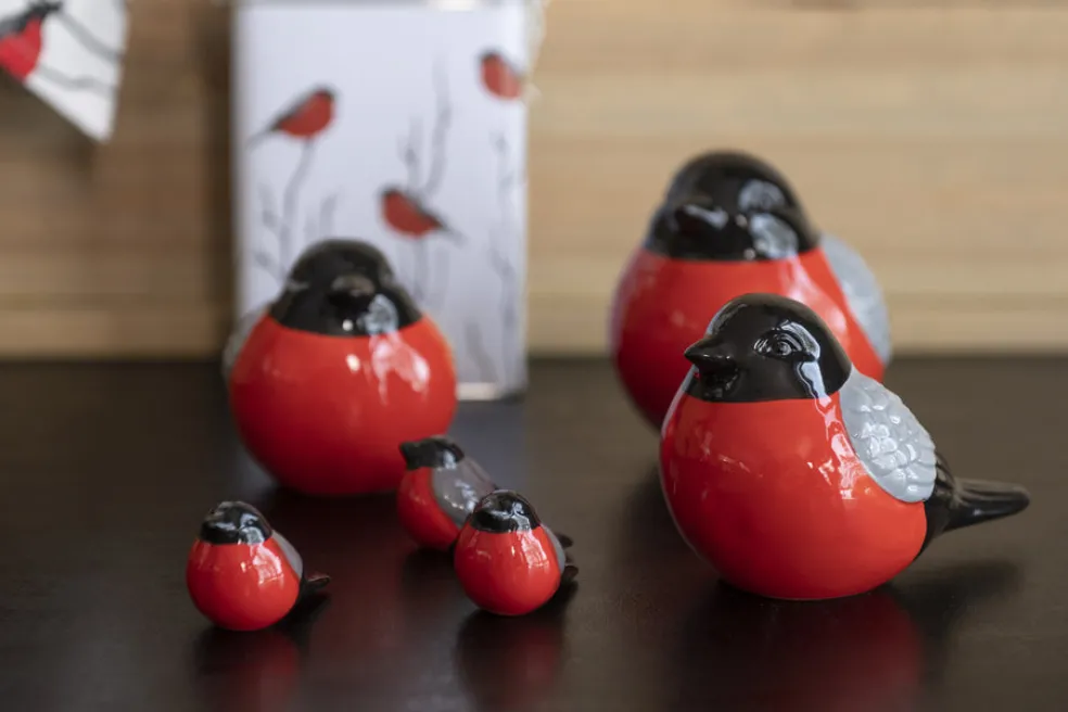 Punatulkku Winteria 4 kpl