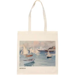 Puuvillakassi Ateneum Nyländska Jaktklubbenin soutusatama Helsingissä