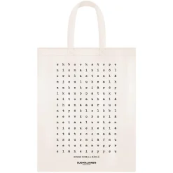 Puuvillakassi 38x42 cm, Kirjaimet