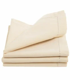 Puuvillalautasliinat/4 keltainen