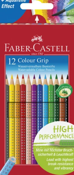 Puuvärikynä 12 kpl Faber-Castell Colour Grip