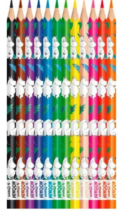 Puuvärikynä 12 kpl Maped Muumi