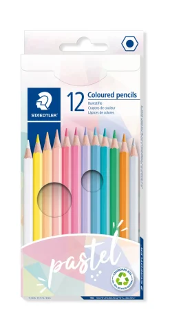 Puuvärikynä 12 kpl Staedtler pastellivärit