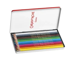 Puuvärikynä 12 kpl vesiliukoinen Caran d'Ache