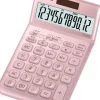 Pöytälaskin Casio JW-200SC vaaleanpunainen, pahvipakkaus