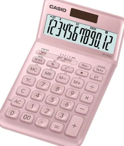Pöytälaskin Casio JW-200SC vaaleanpunainen, pahvipakkaus