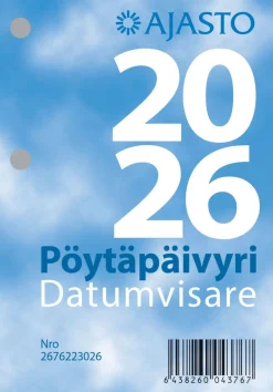 Pöytäpäivyri/Datumvisare 2026