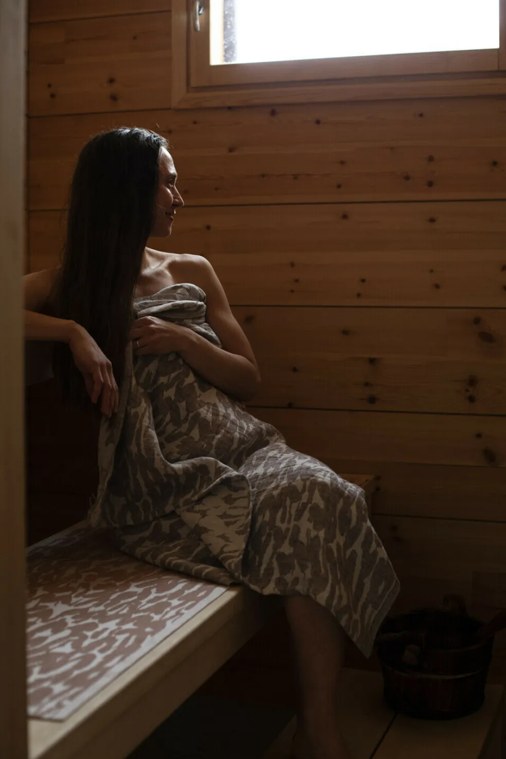 Pyyhe Lapuan Kankurit Jäkälä vihreä 95x180 cm