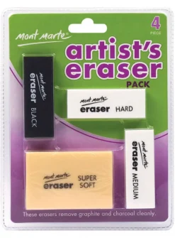 Pyyhekumilajitelma 4 kpl taiteilijalle Mont Marte