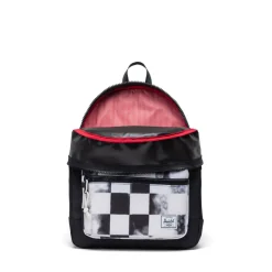 Reppu Heritage Youth Black Distressed Checker Herschel