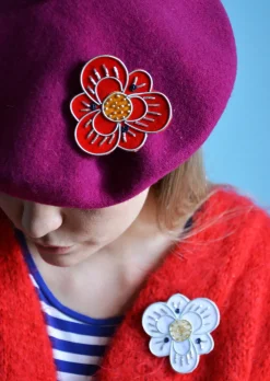 Rintakoru Mum's Valko-orvokki