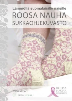 Roosa nauha -sukkaohjekuvasto 1