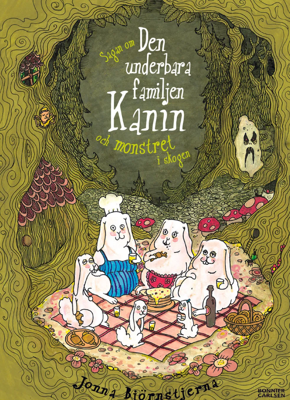 Sagan om den underbara familjen Kanin och monstret i skogen