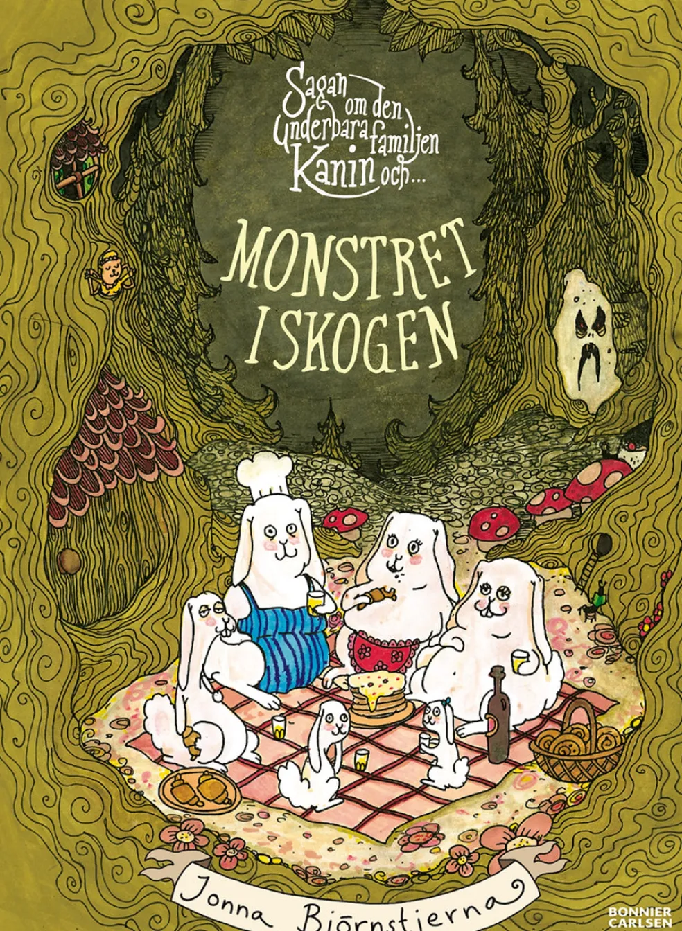 Sagan om den underbara familjen Kanin och monstret i skogen
