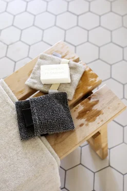 Saippuapesin Lapuan Kankurit Onni zero waste valko-pellava