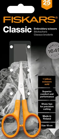 Sakset koruompeluun 10 cm Classic Fiskars