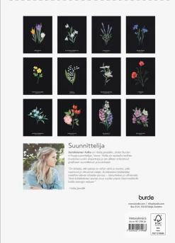 Seinäkalenteri Kukka 2026