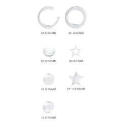 Silikonimuotti korvakorut UV-hartsille Rico Design