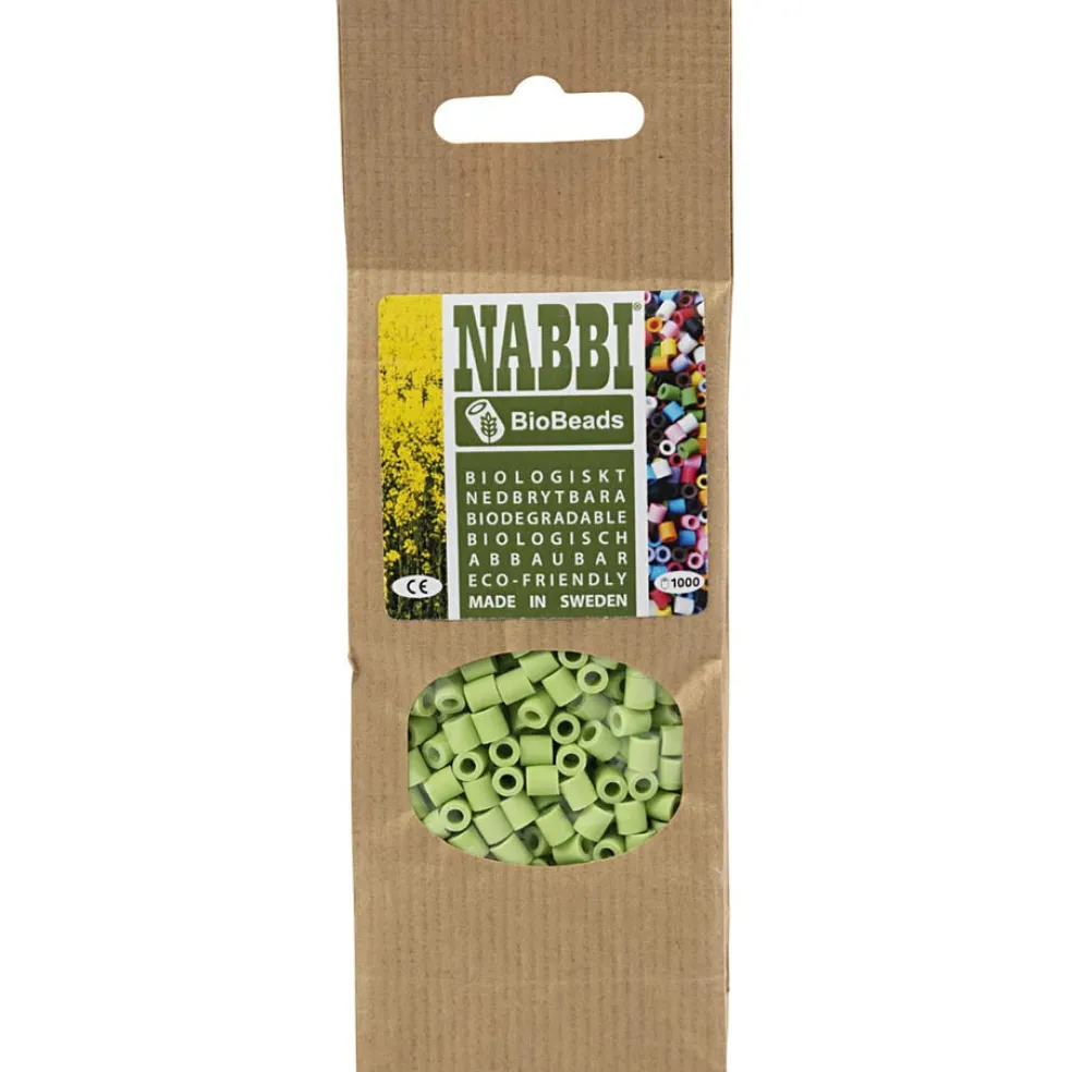 Silityshelmi 1000 kpl pastellinvihreä Nabbi BioBeads