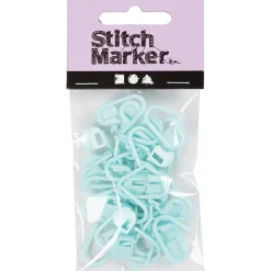 Silmukkamerkki 30 kpl/ 2,2cm vaaleansininen