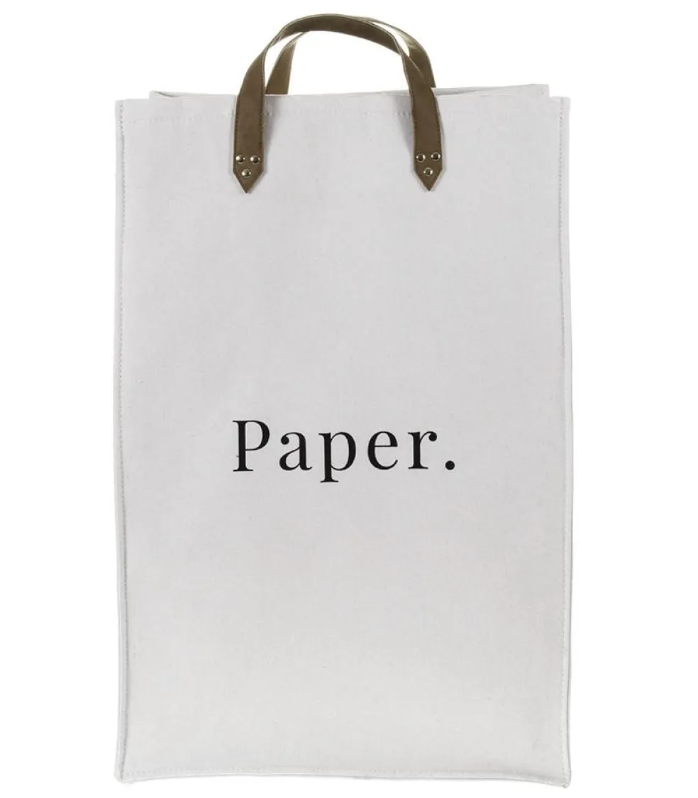 Säilytyslaukku Paper valkoinen 40x26x60cm