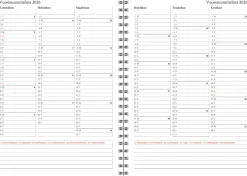 Simple A5, ruusukulta 2025-2026 (lukuvuosikalenteri)
