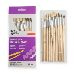 Sivellinsetti 13 kpl luonnonharja lajitelma Mont Marte