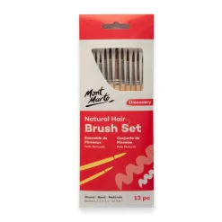 Sivellinsetti 13 kpl poninkarva pyöreät Mont Marte