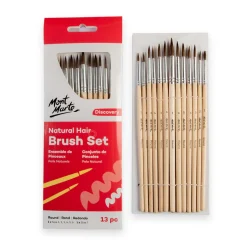 Sivellinsetti 13 kpl poninkarva pyöreät Mont Marte