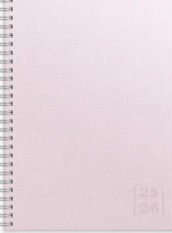 Study Textile roosa 2025-2026 (lukuvuosikalenteri)