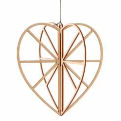 Sydän Valona puu 8 cm