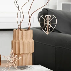 Sydän Valona puu 8 cm