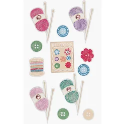 Tarra-arkki 3D-tarra neulonta Rico Design